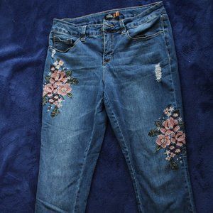 Royalty For Me Embroidered Jeans